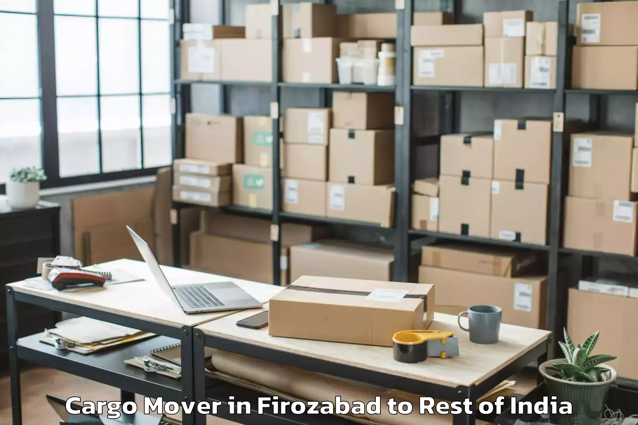 Book Your Firozabad to Handwara Cargo Mover Today